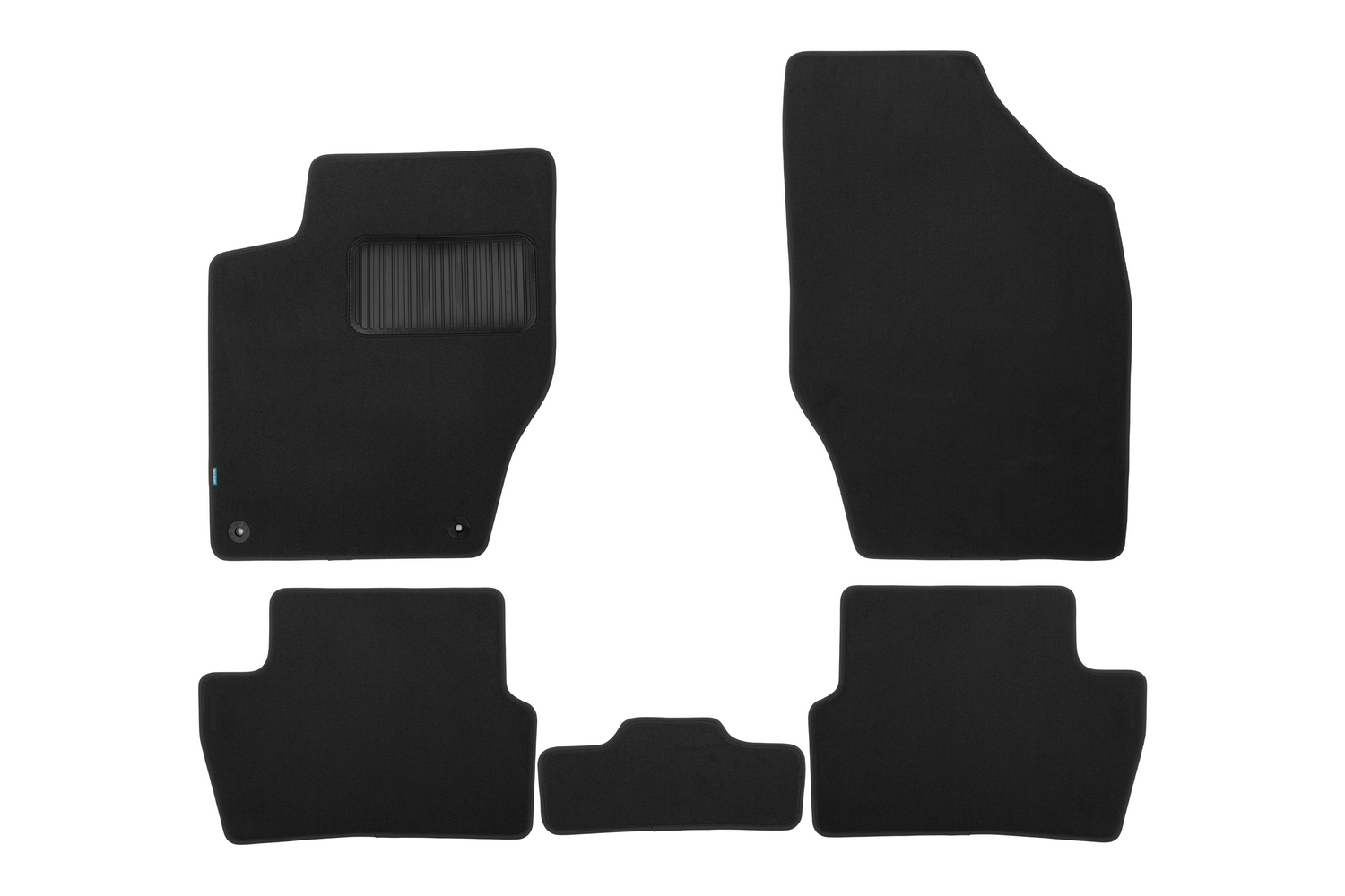 Коврики в салон Klever Premium CITROEN C4 2010-2016, 2015-, сед., 5 шт. (текстиль) / Ситроен С4