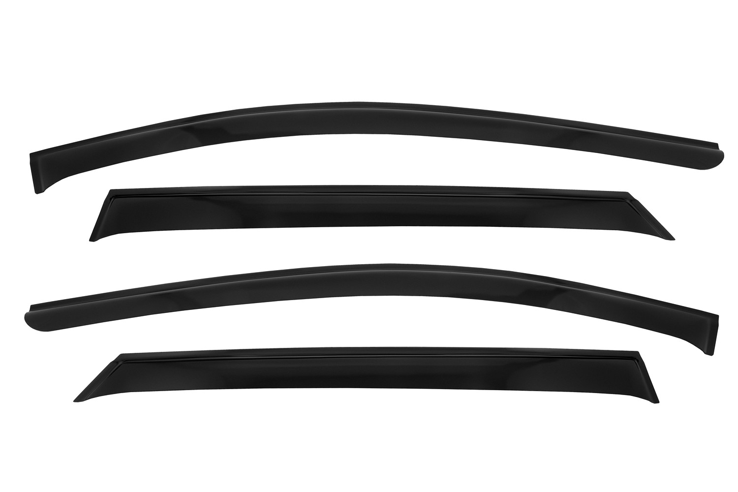 Дефлектор окон, НАКЛАДНОЙ скотч 3М, 4 шт., для JETOUR Dashing 2022-, кроссовер / Джитур Дашинг