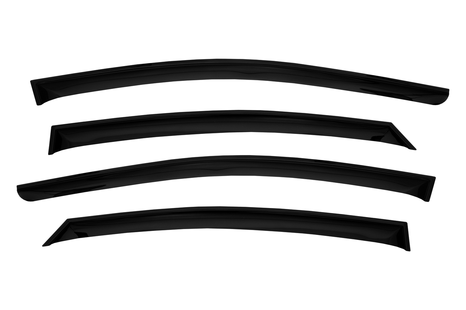 Дефлектор окон (НАКЛАДНОЙ скотч 3М) 4шт. для HYUNDAI ELANTRA V (не GT) (MD/UD) 2011-2016 (США), 2010-2016 (Европа) седан / Хендай Элантра