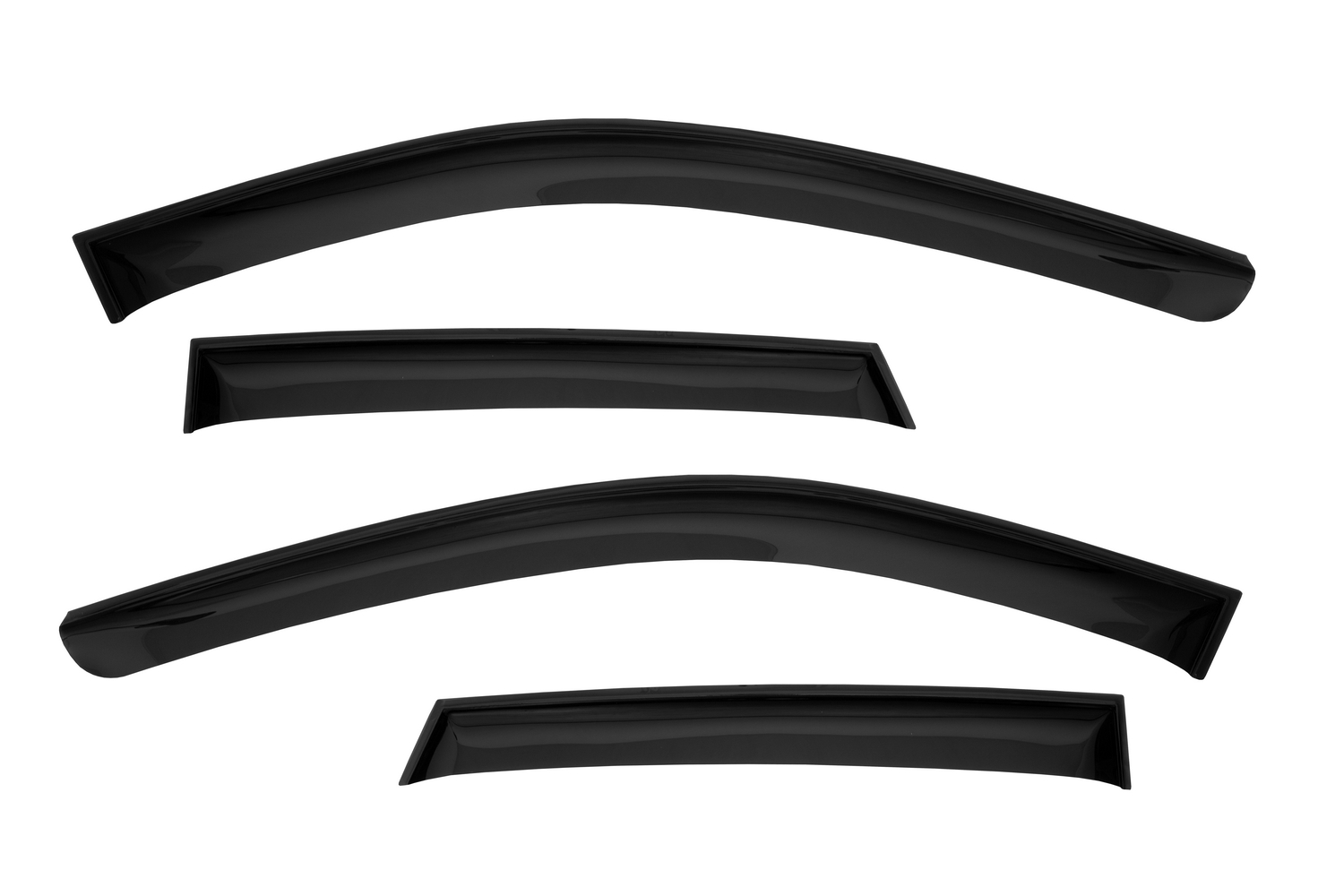 Дефлектор окон (НАКЛАДНОЙ скотч 3М) 4 шт. для GREAT WALL HOVER H3/H5 2005-2016/2010-2017 внедорожник / Грейт Волл Ховер Н3