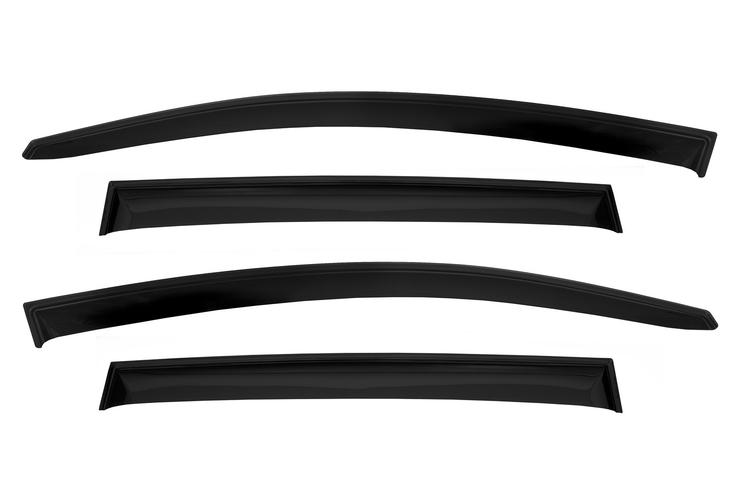 Дефлекторы окон для FAW BESTUNE B70 лифтбек 2020-, накладной / ФАВ Бестерн Б70 / ФАВ Бестюн Б70