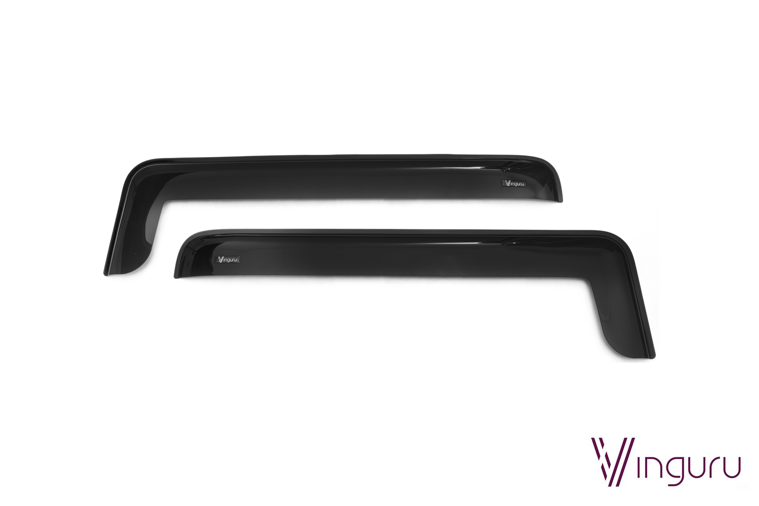 Дефлекторы окон Vinguru SCANIA IV Series 1996- /грузовик/накладные/скотч/к-т 2шт./акрил / Скания 4-серия