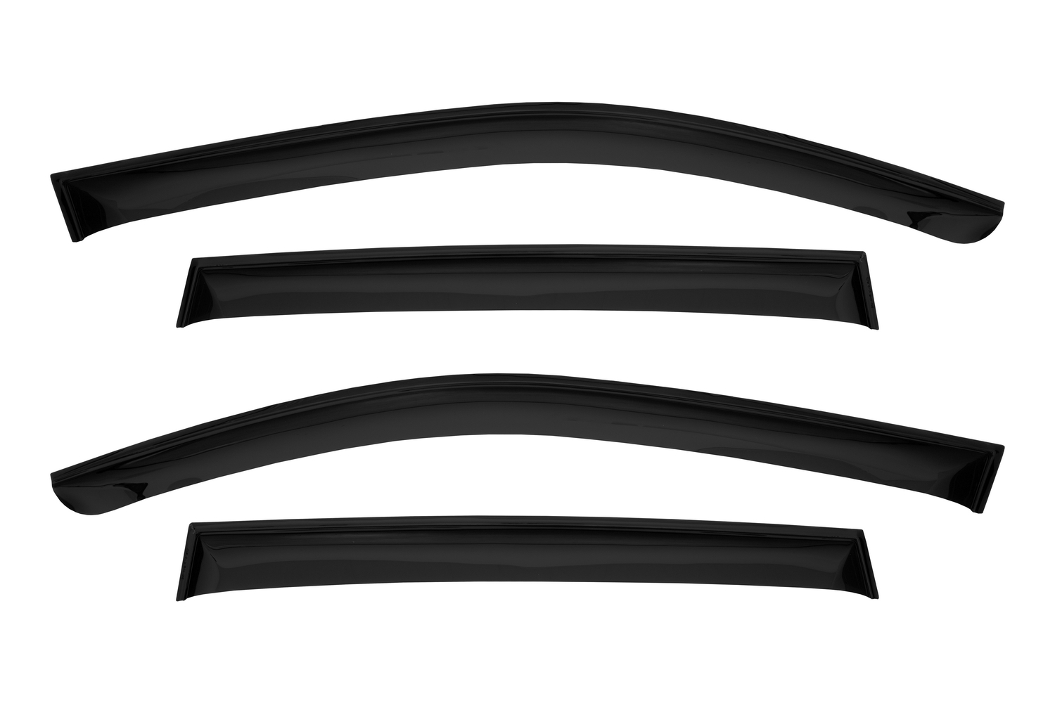 Дефлектор окон (НАКЛАДНОЙ скотч 3М) 4 шт. для KIA SORENTO II 2009-2012 внедорожник / Киа Соренто