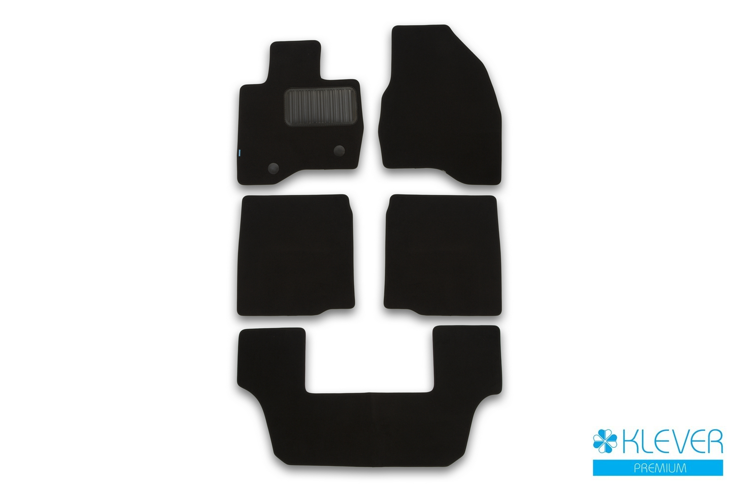 Коврики в салон Klever Premium FORD Explorer, 2015-2017, 2017-2019 кросс., 5 шт. (текстиль) / Форд Эксплорер