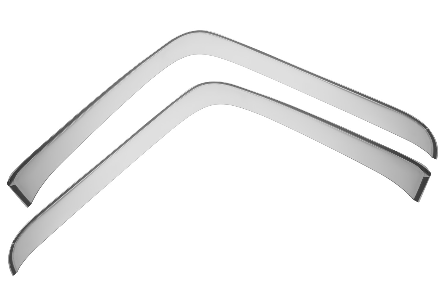 Дефлекторы окон для SHACMAN X6000 2022- прозрачный (2 шт.), накладной / Шакман Х6000
