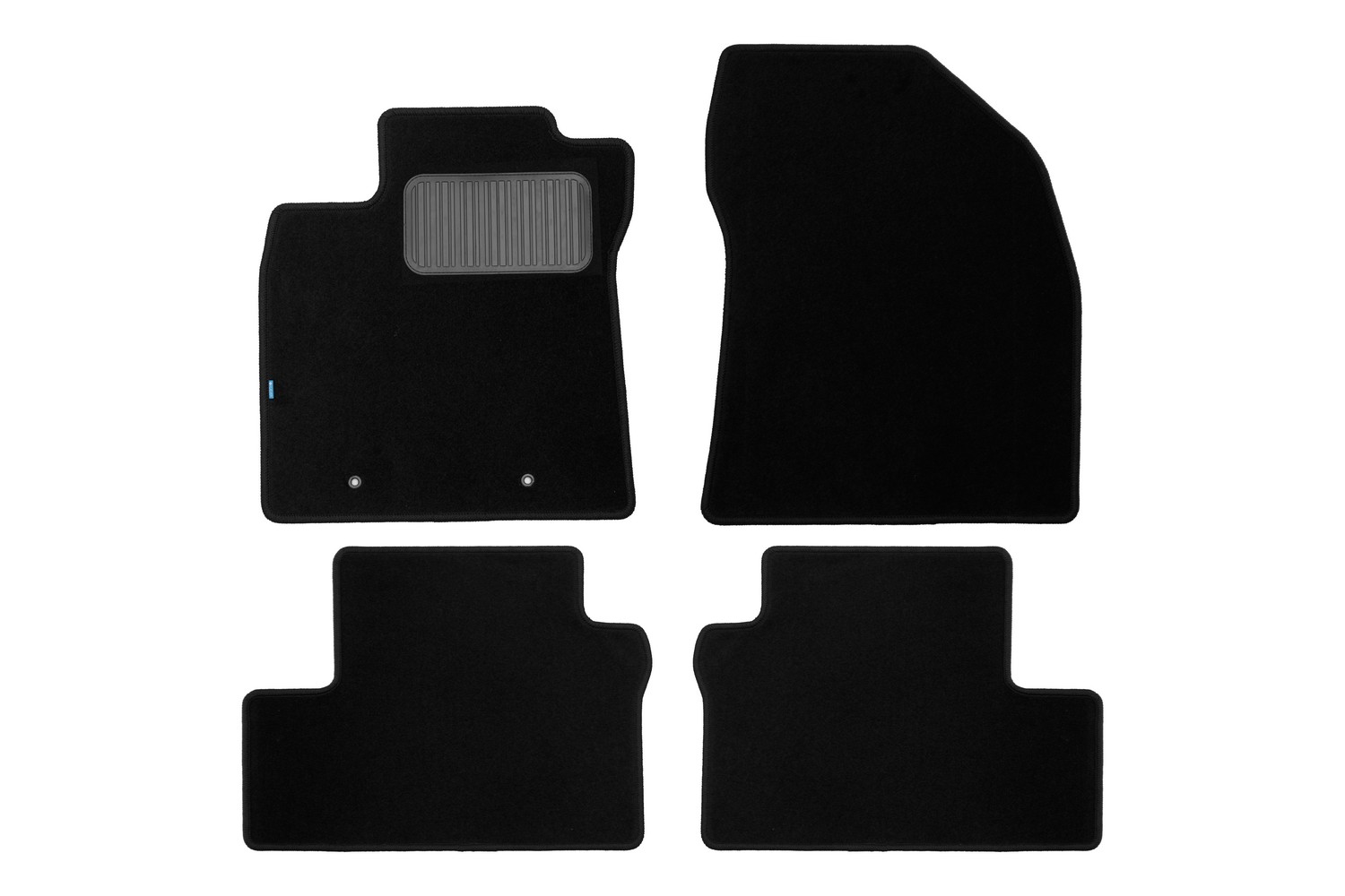 Коврики в салон Klever Premium TOYOTA Avensis 2008-2011, 2011-2015, 2015-2018, сед., 4 шт. (текстиль) / Тойота Авенсис
