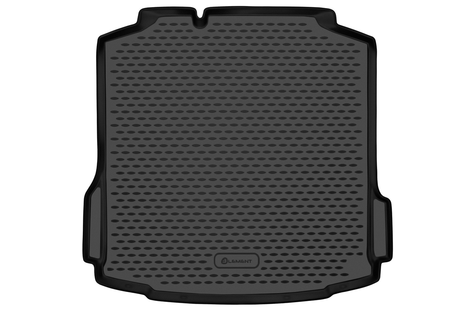 Коврик в багажник для Шкода Рапид/SKODA Rapid 2017- (I,II), лифтбек, полиуретан, черный, Element