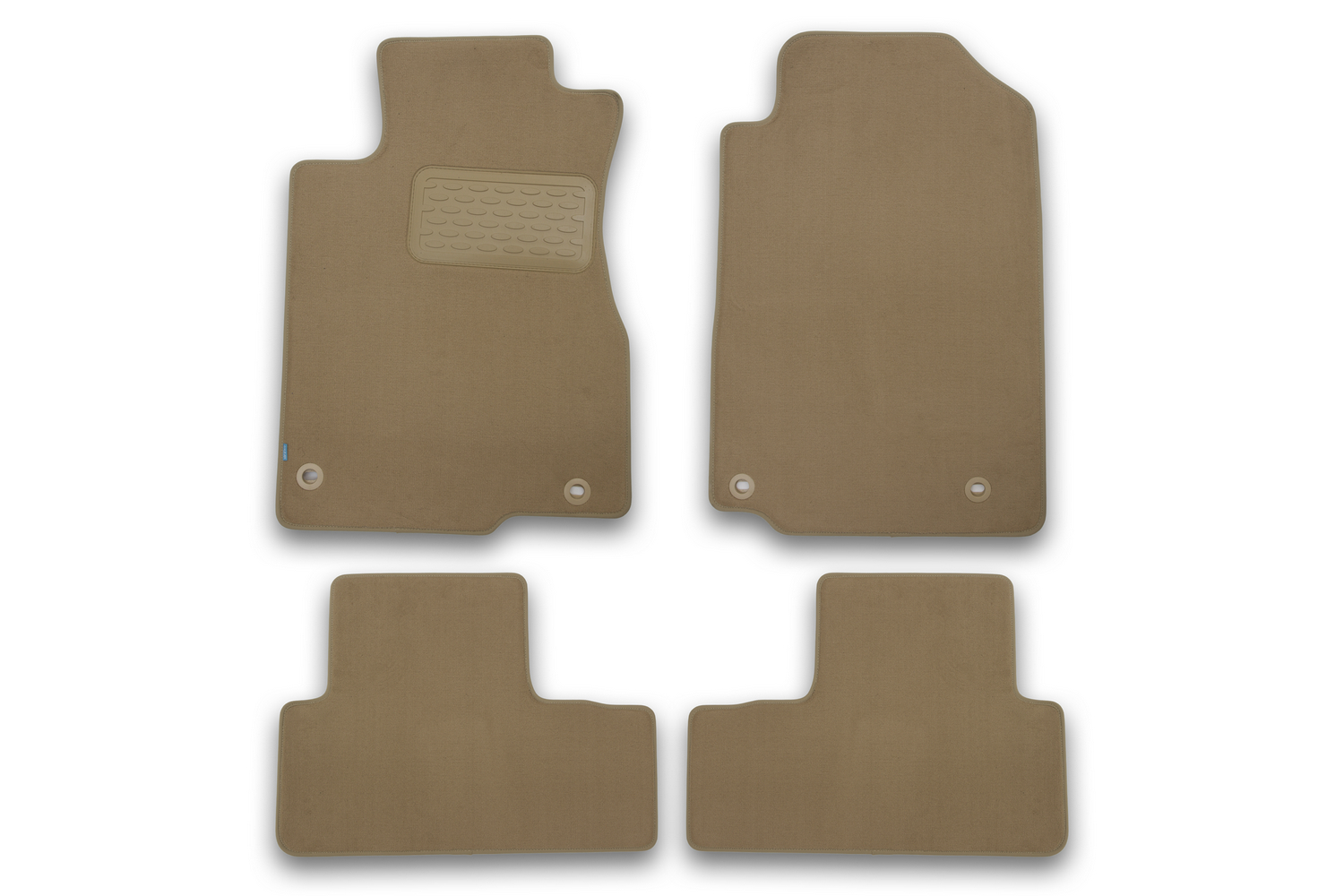 Коврики в салон Klever Premium HONDA CR-V, 2012-2015, 2014-2018, кросс., 4 шт. (текстиль, бежевые) / Хонда ЦРВ