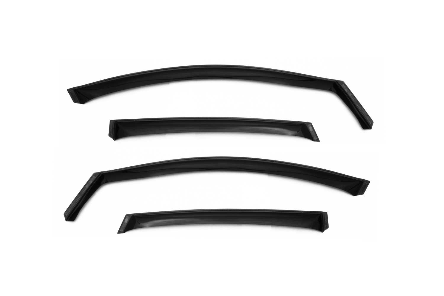 Дефлектор окон 4 шт., для LADA X-RAY 2015-, вставной под резинку / Лада Иксрей