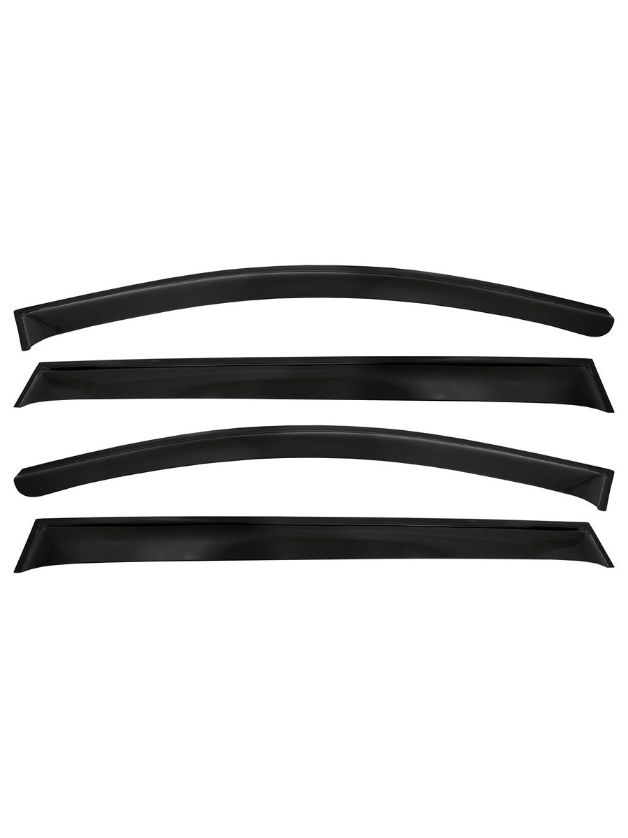 Дефлектор окон (НАКЛАДНОЙ скотч 3М), 4 шт., для CHERY Tiggo 7 Pro, 2020-, кроссовер / CHERY TIGGO 7 PRO MAX 2022- / XCITE X-Cross 7 2024- / Черри Тигг