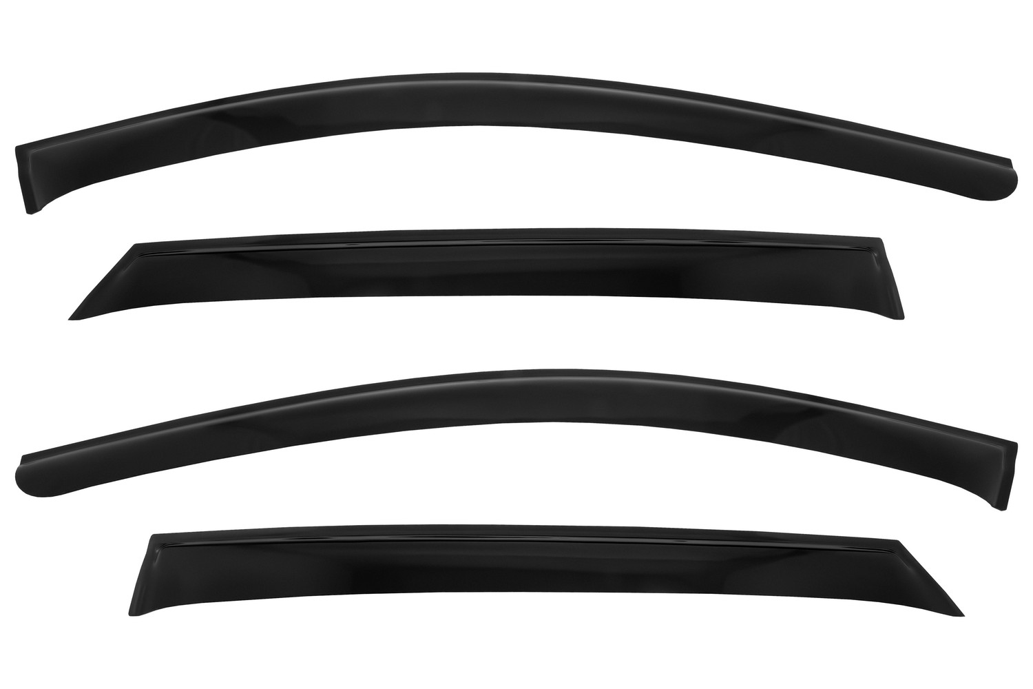 Дефлектор окон, НАКЛАДНОЙ скотч 3М, 4 шт., для EVOLUTE I-Joy 2022-, кроссовер / Эволют Ай Джой