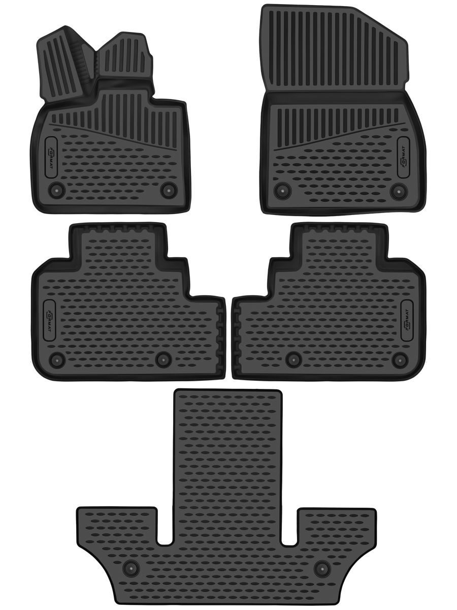 Коврики 3D в салон для LiXiang L9 (I) 2022-, 5шт. (полиуретан) / Ликсианг Л9