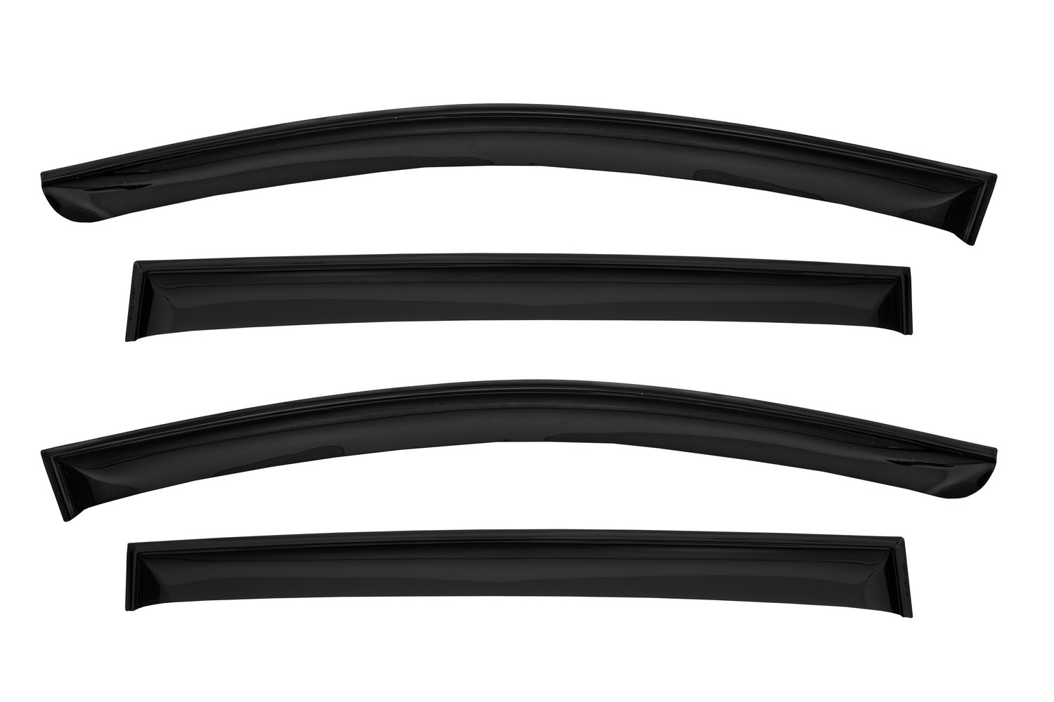 Дефлектор окон (НАКЛАДНОЙ скотч 3М) 4 шт., для HAVAL H9 внедорожник, 2014- 2017 / HAVAL H9 2017 - (рестайлинг) / Хавал Н9