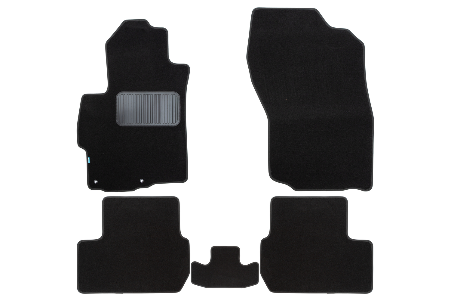 Коврики в салон Klever Premium MITSUBISHI Lancer X 2007-2010, 2011-2015, 2015-2017, сед., 5 шт. (текстиль) / Митсубиси Лансер