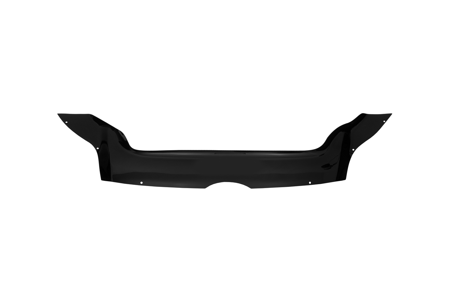 Дефлектор капота (ЕВРО крепеж) для FORD FOCUS III 2011-2015, короткий / Форд Фокус