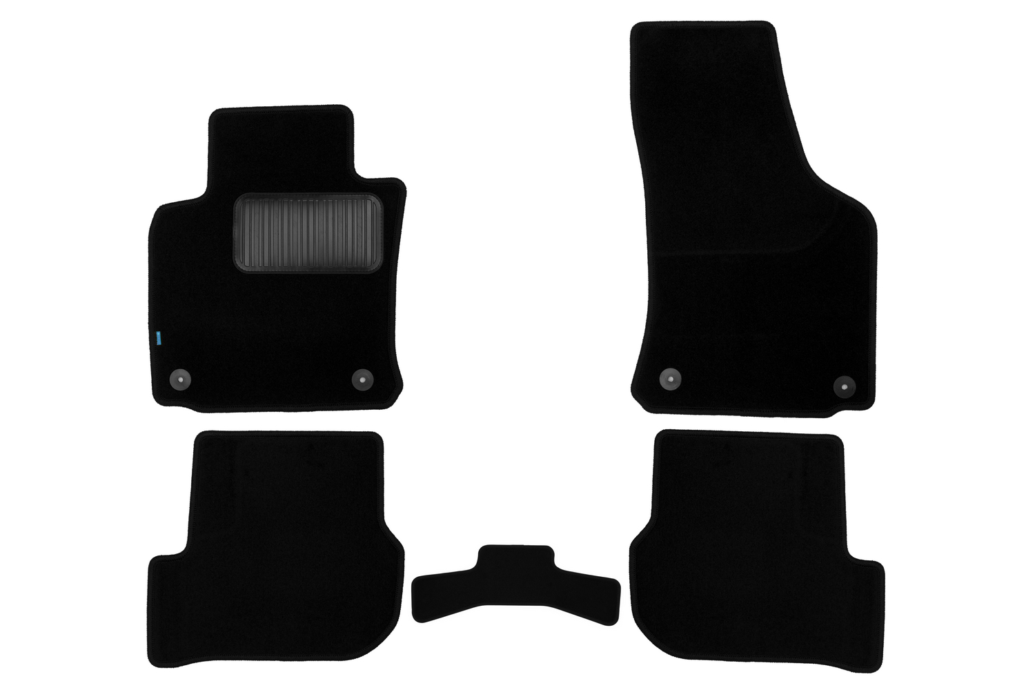 Коврики в салон Klever Premium SKODA Octavia 2008-2013, сед., 5 шт.(текстиль) / Шкода Октавия