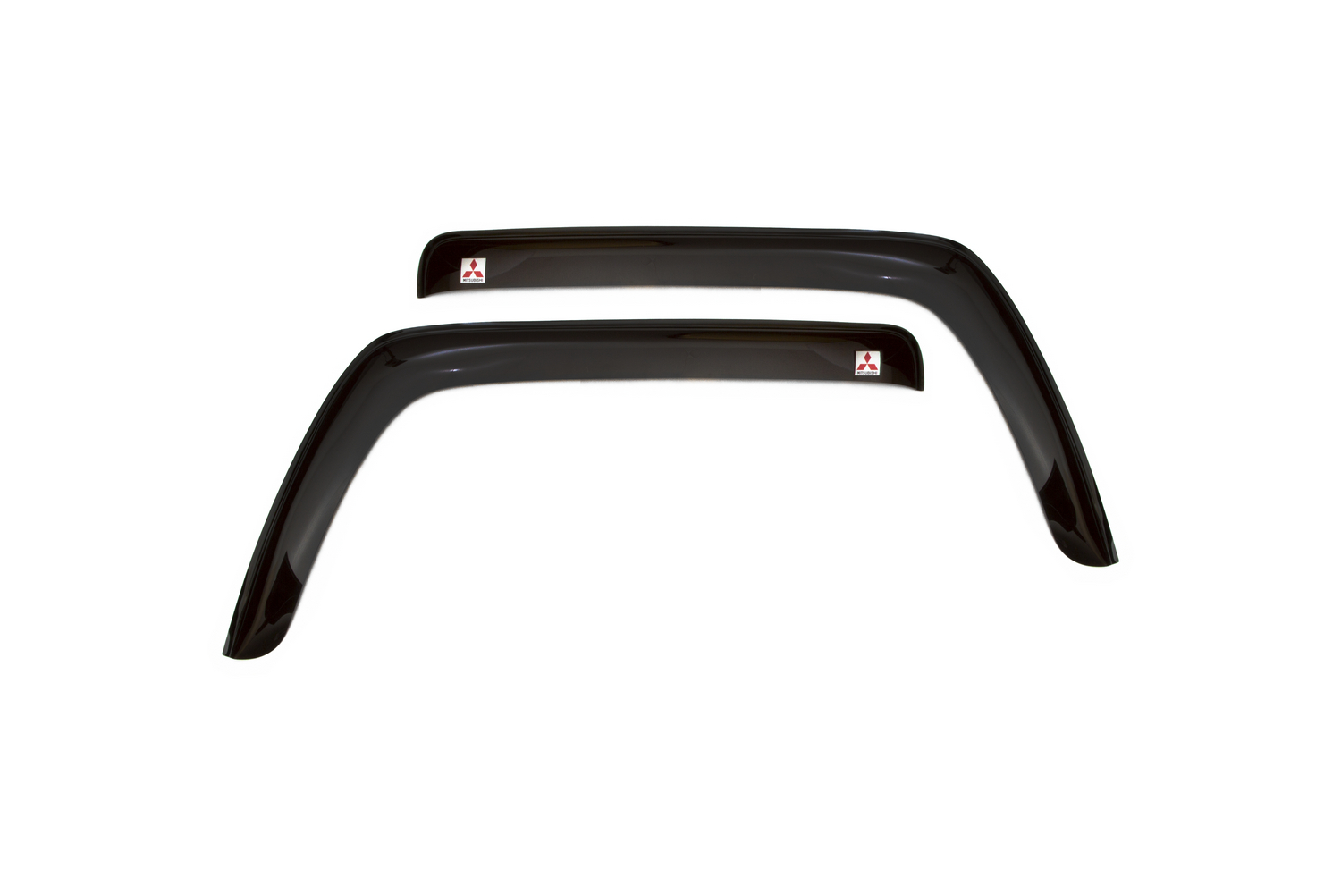 Дефлектор окон 2 шт. для MITSUBISHI FUSO (CANTER) 2002-, накладной, скотч 3М / Митсубиси Фусо