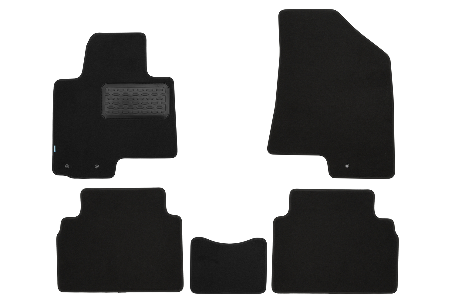 Коврики в салон Klever Premium KIA Sportage 2010-2014, 2014-2016, внед., 5 шт. (текстиль) / Киа Спортаж