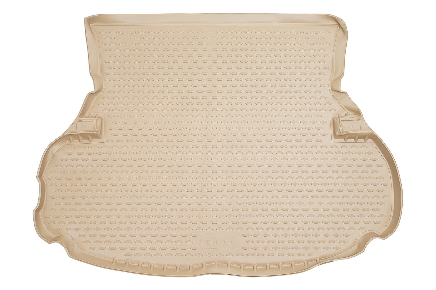 Коврик в багажник TOYOTA Highlander 2001-2007, кросс. (полиуретан, бежевый) / Тойота Хайлендер