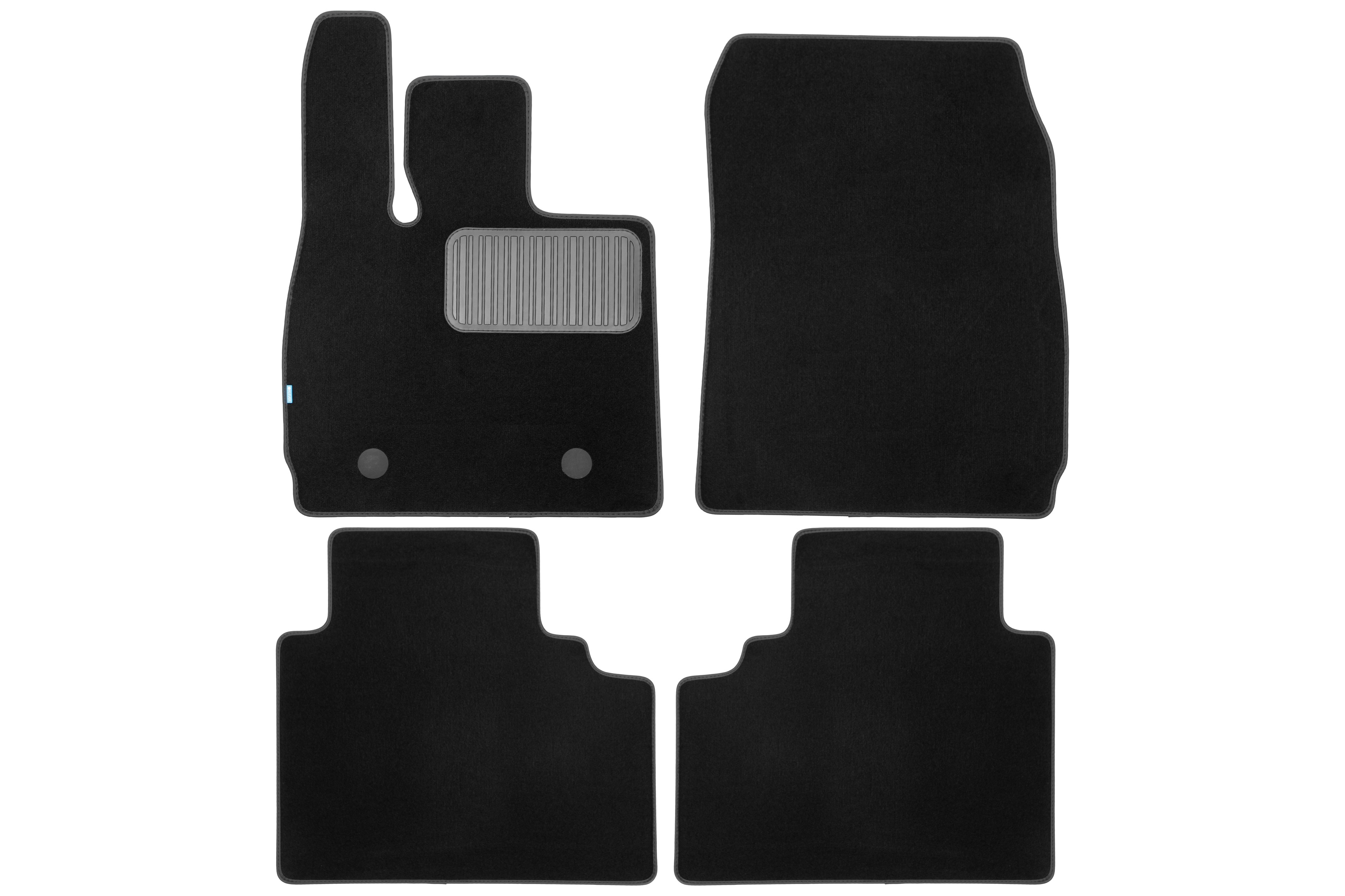 Коврики ворсовые для Exlantix ES 2024-н.в. Седан, 4 шт. коврики текстильные в салон Klever Premium