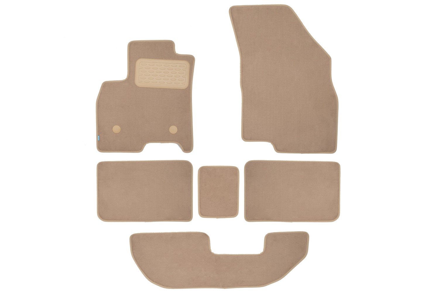 Коврики в салон Klever Premium для CHERY Tiggo 8 Pro, 2021- / 8 Pro Max, 2022-/ Xcite X-Cross 8 2024-, внед. 6 шт. (текстиль, бежевые) / Черр / Черри 
