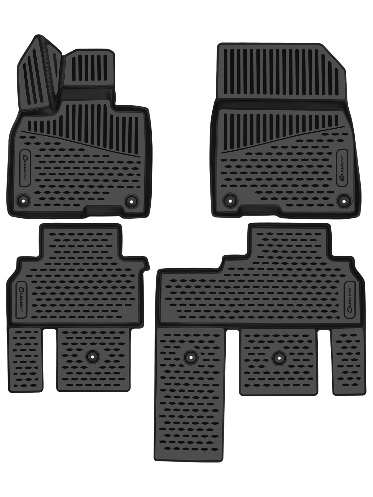 Коврики 3D в салон для ROX 01 2024-н.в. 4шт. (полиуретан) / Рокс