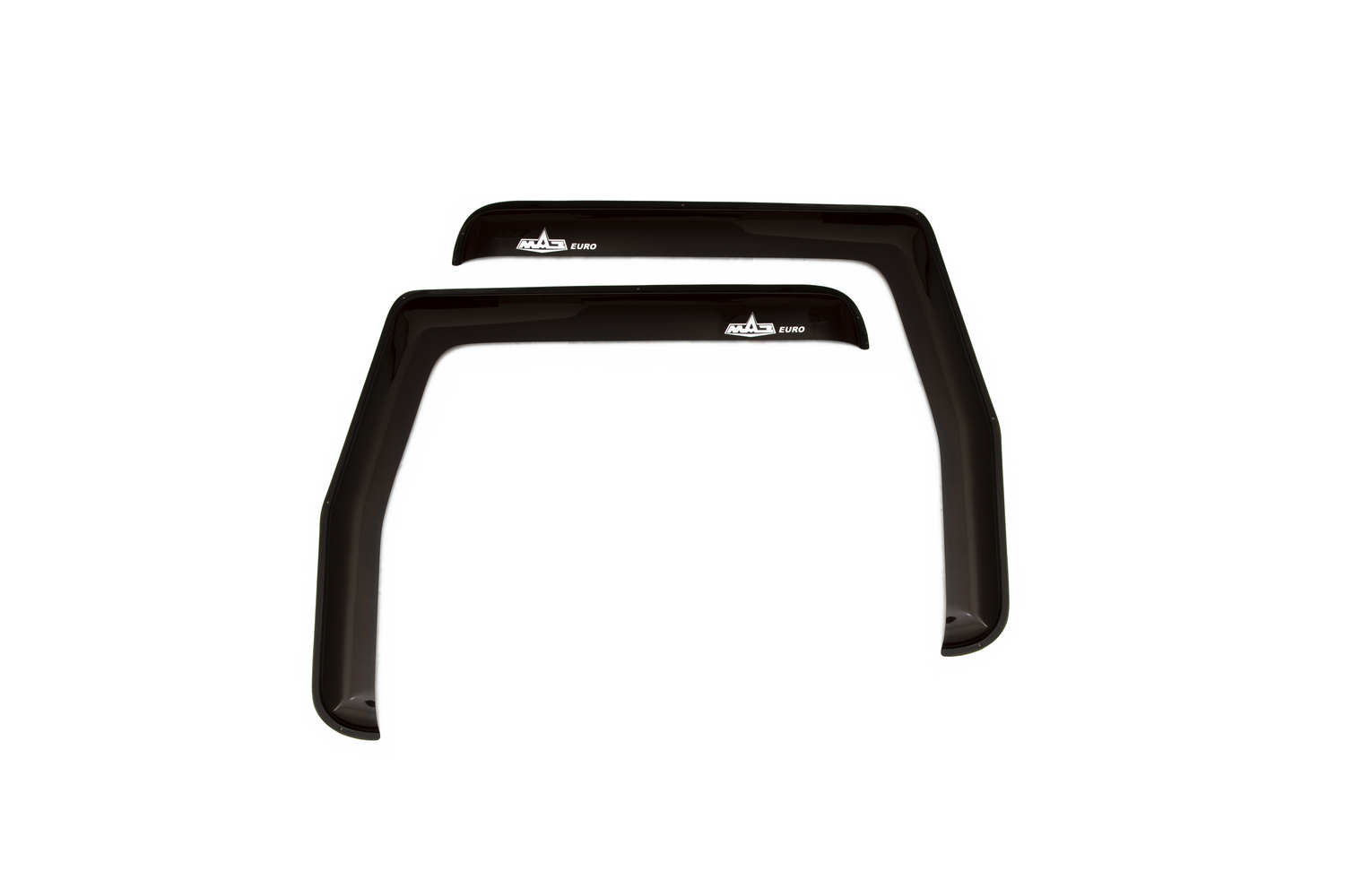 Дефлектор окон 2 шт. для ЕвроМАЗ 1997-, накладной, скотч 3М, дымчатый