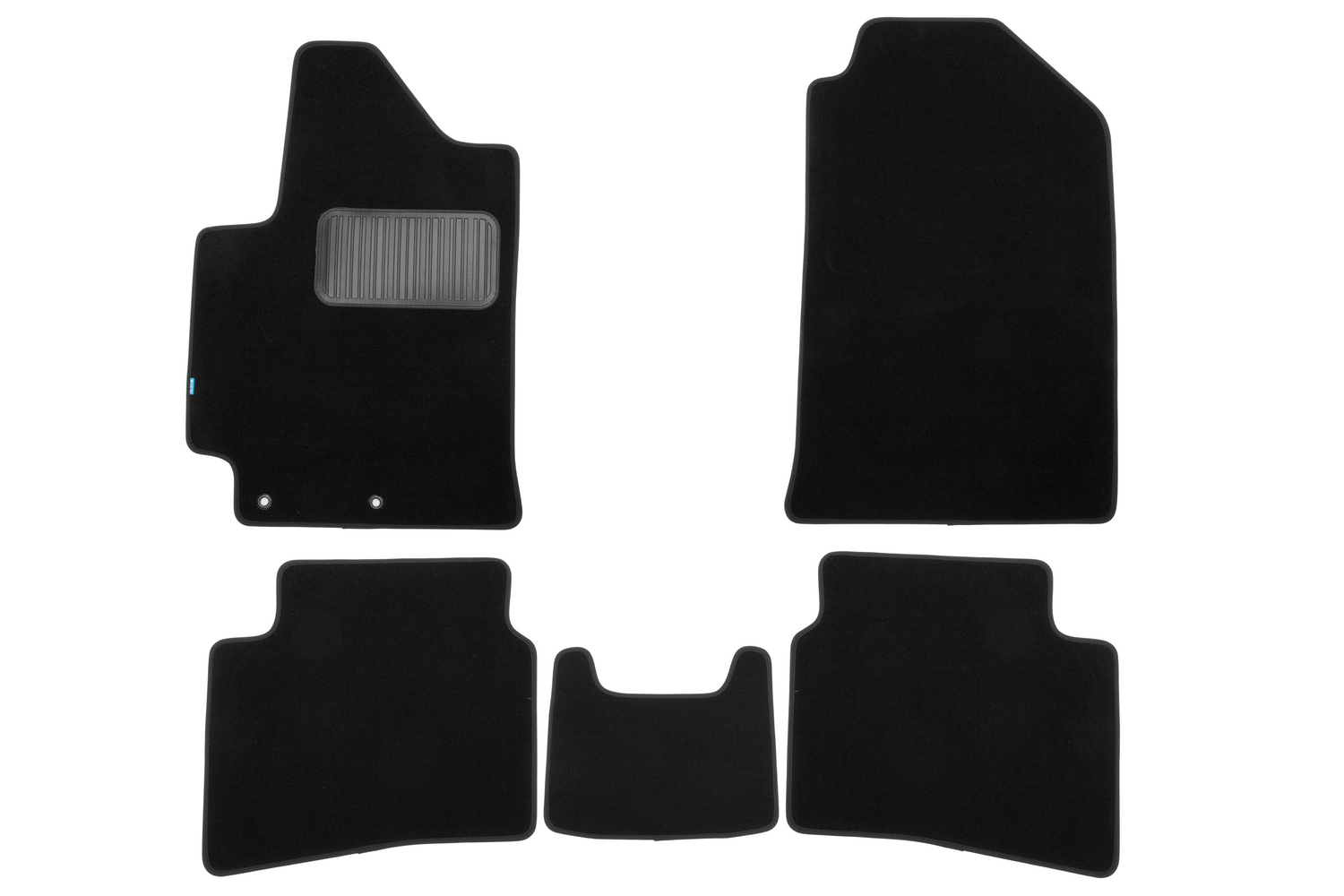 Коврики в салон Klever Premium KIA RIO, 2017-2020, 2020-, сед., 5 шт. (текстиль) / Киа Рио