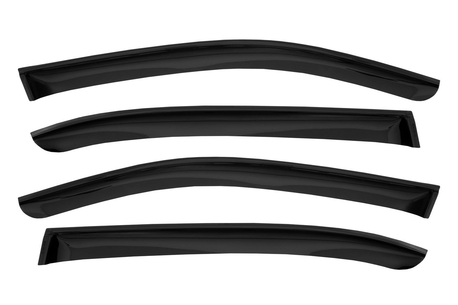 Дефлектор окон (НАКЛАДНОЙ скотч 3М) 4 шт., для KIA RIO IV X-Line 2017-, хэтчбек / Solaris KRX 2024 - / Киа Рио