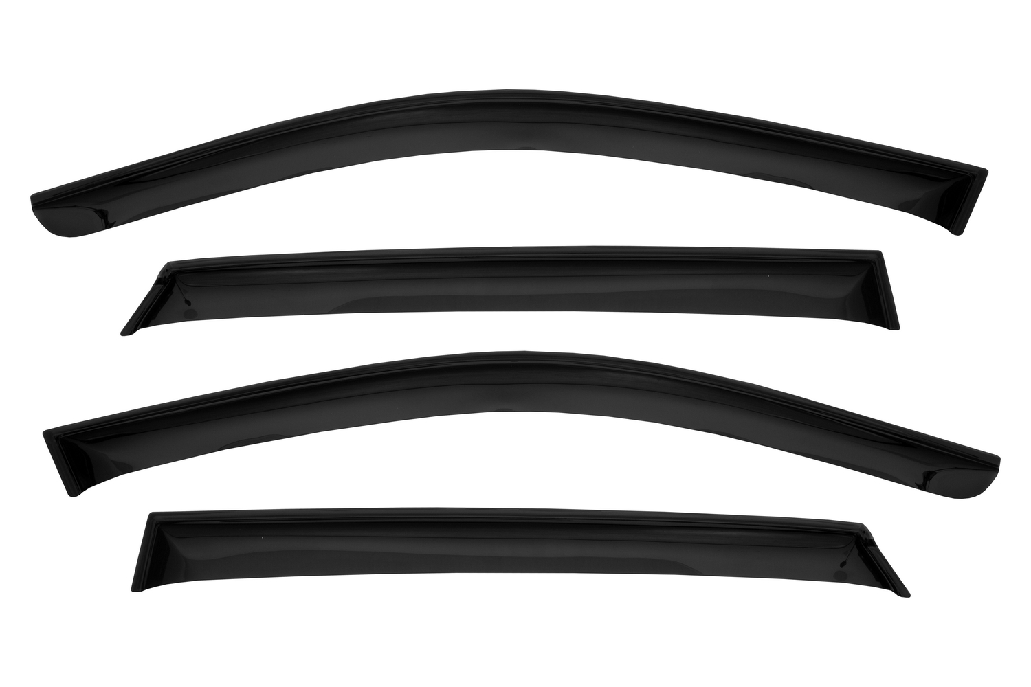 Дефлектор окон (НАКЛАДНОЙ скотч 3М) 4 шт., для MERCEDES-BENZ GLC I (X253) 2015-, внедорожник / Мерседес Бенц GLС