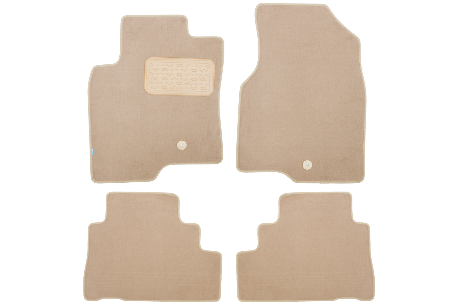 Коврики в салон Klever Premium OPEL Antara АКПП 2006-2011, внед., 4 шт. (текстиль, бежевые) / Опель Антара
