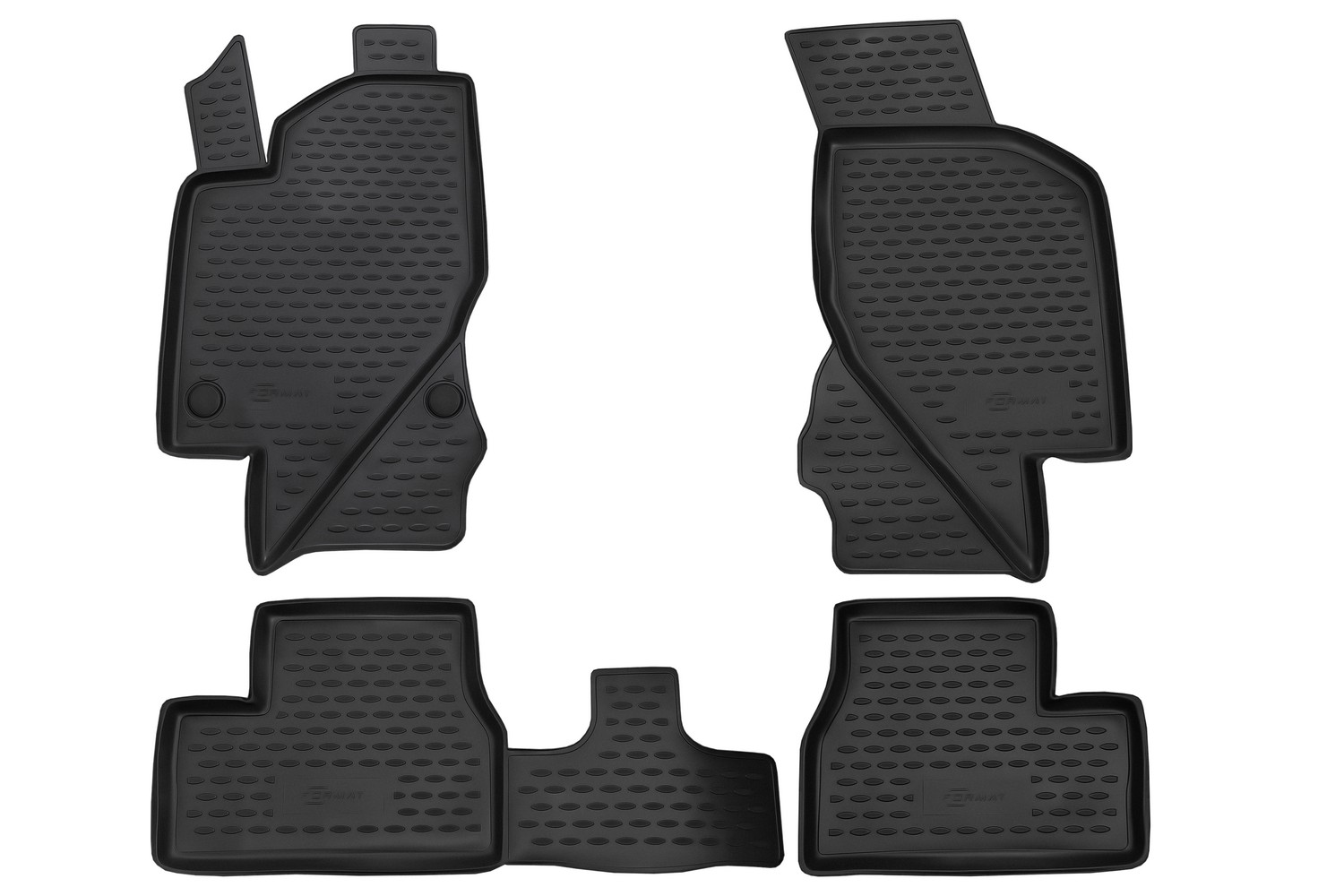 Коврики в салон LADA Granta, 2011-, 4 шт. (ПУ, повышенная износостойкость) / Лада Гранта