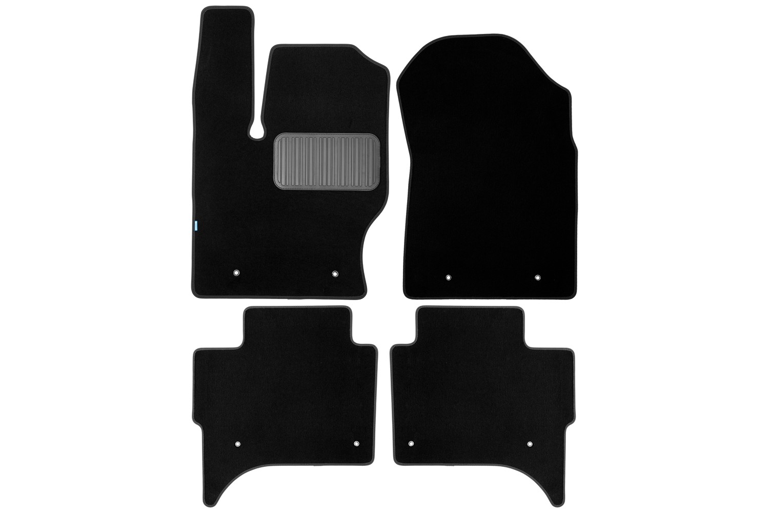 Коврики ворсовые для TANK 700 2024 - н.в. Внедорожник 5 дв. - 4 шт. коврики текстильные в салон Klever Premium / ТАНК