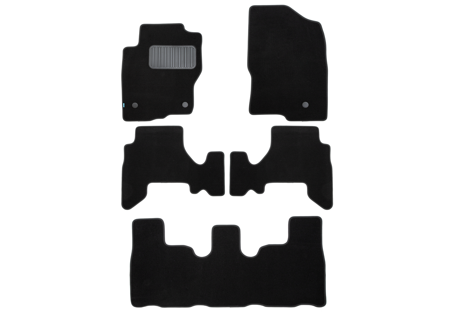 Коврики в салон Klever Premium NISSAN Pathfinder АКПП 2010-2014, внед., 5 шт. (текстиль) / Ниссан Патфайндер