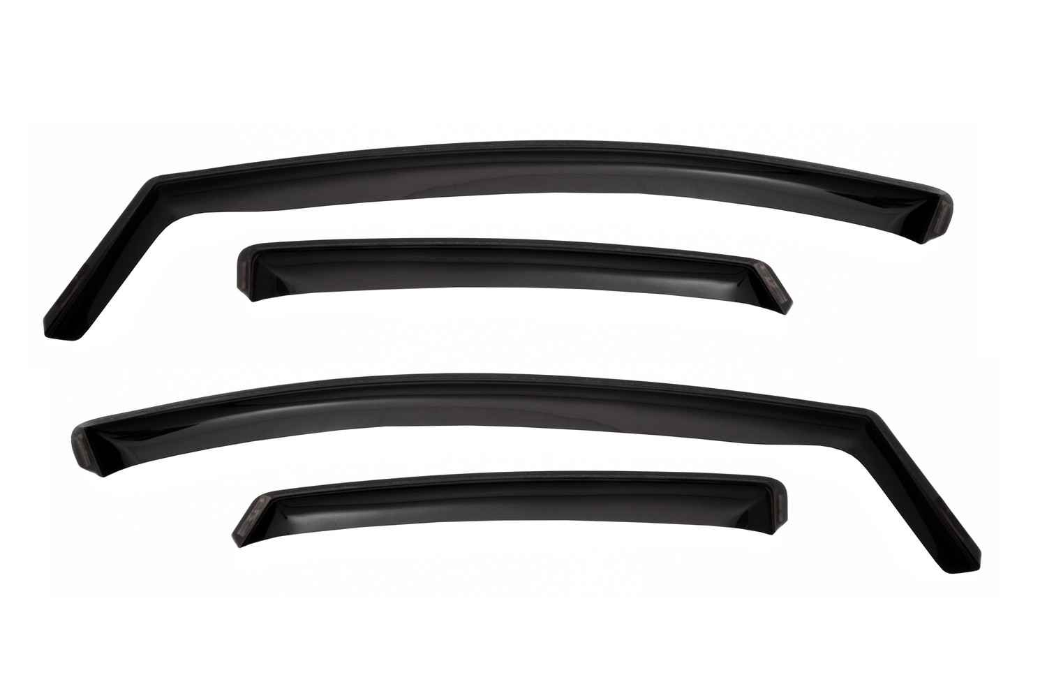 Дефлектор окон (ВСТАВНОЙ ПОД РЕЗИНКУ), 4 шт., для RENAULT КAPTUR I, 2016-, кроссовер / Рено Каптюр