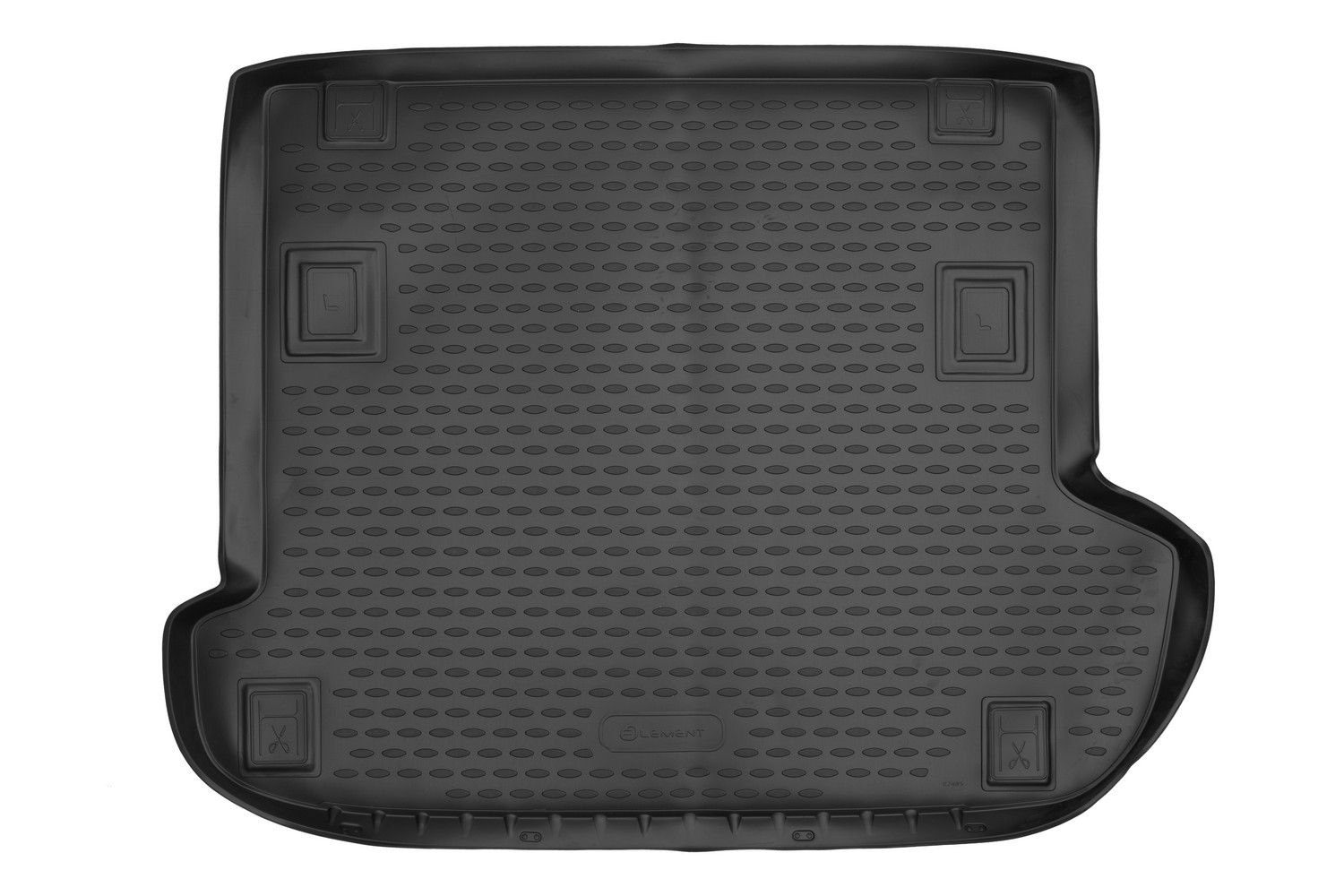 Коврик в багажник для HAVAL H5 (I), 2020- 2021, кроссовер 1шт. (полиуретан) / Хавал Н5