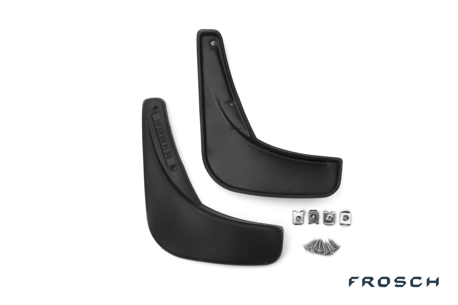 Брызговики задние CHEVROLET Spark, 2010- 2 шт. (optimum) в коробке / Шевроле Спарк