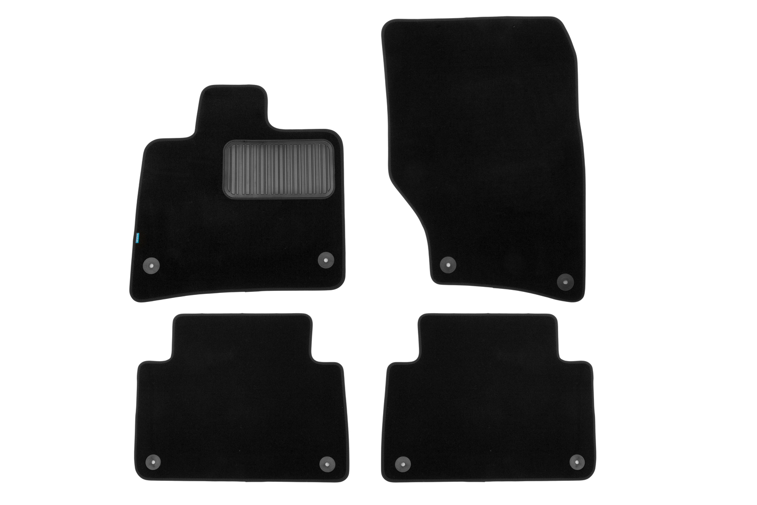 Коврики в салон Klever Premium AUDI Q7 АКПП 2009-2015, внед., 4 шт. (текстиль) / Ауди Ку7