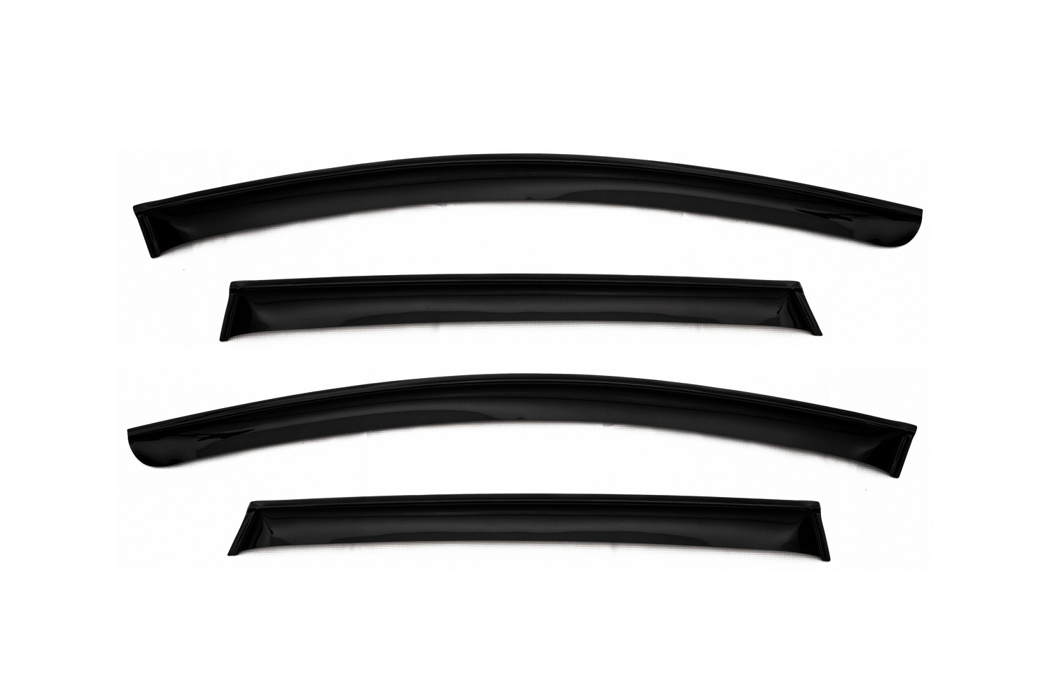 Дефлектор окон (НАКЛАДНОЙ скотч 3М) 4 шт., для NISSAN MURANO III (Z52) 2014-, кроссовер / Ниссан Мурано