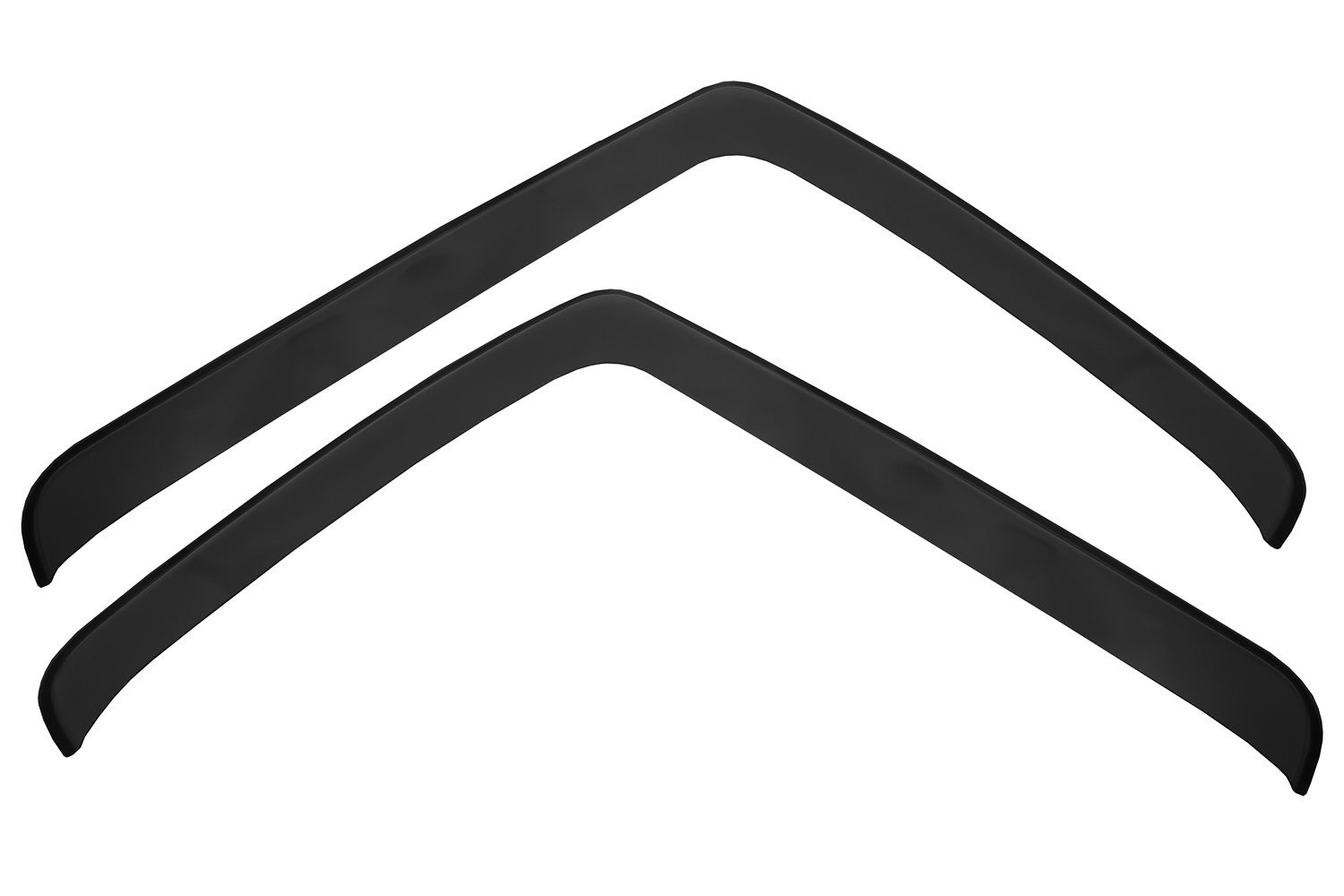 Дефлекторы окон для FAW J7 2023- дымка (2 шт.), накладной / ФАВ Джей 7