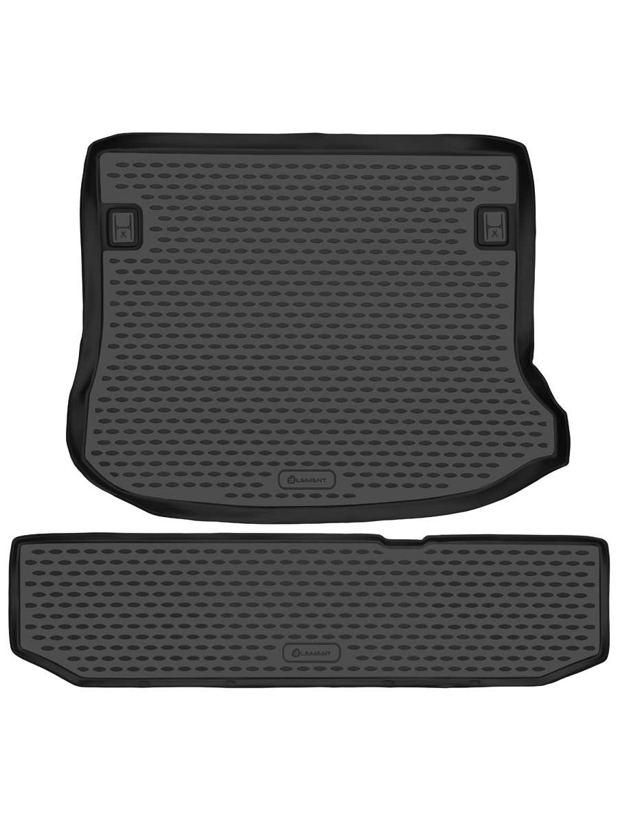 Коврик автомобильный, подходит для LADA Largus, 2012- ун. 5 мест. (комплект 2 шт)