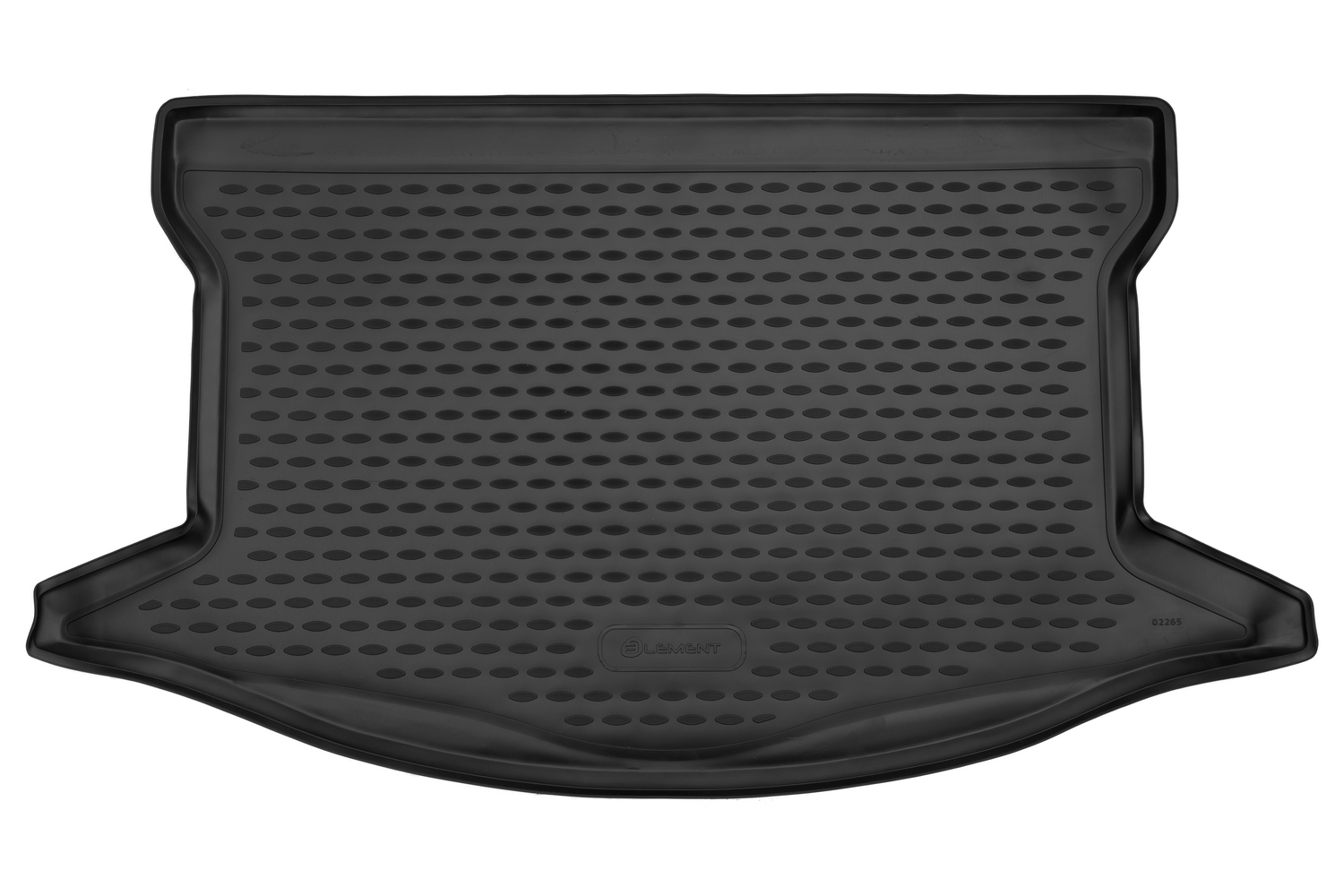 Коврик в багажник для TOYOTA Ractis, 2010-2016 хетчбек, 1шт. (полиуретан) / Тойота Рактис