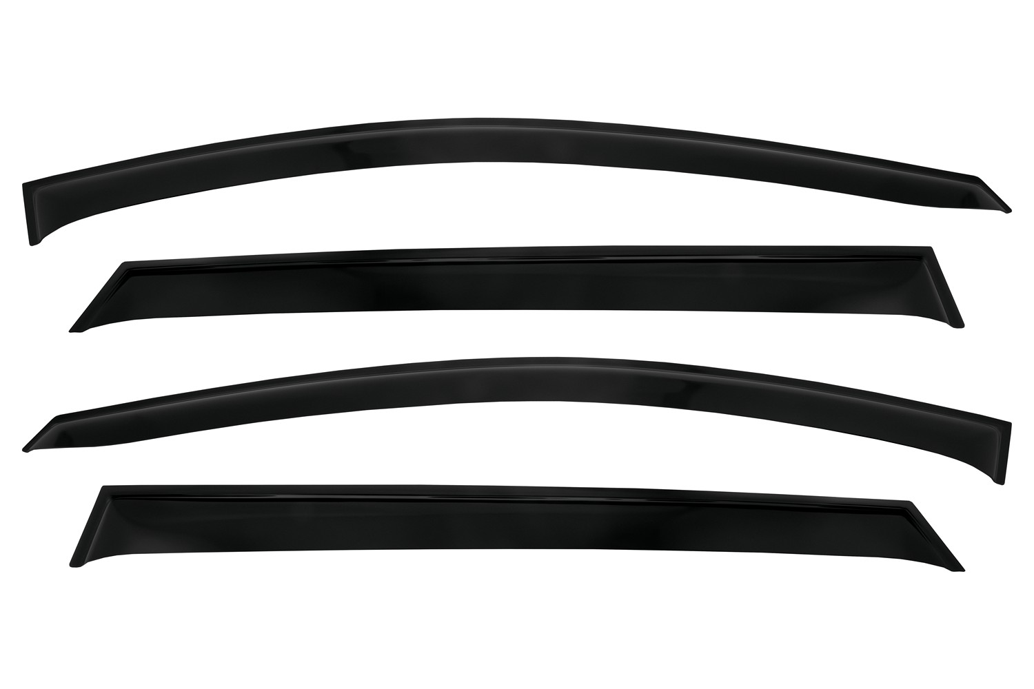 Дефлекторы окон для JAC JS6 кроссовер 2022-, накладной / Джак ДЖС6