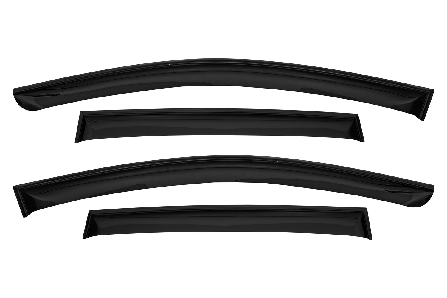 Дефлектор окон (НАКЛАДНОЙ скотч 3М) 4 шт., для FAW BESTURN X80 2017-, кроссовер / ФАВ 80 / ФАВ Бестерн Х80