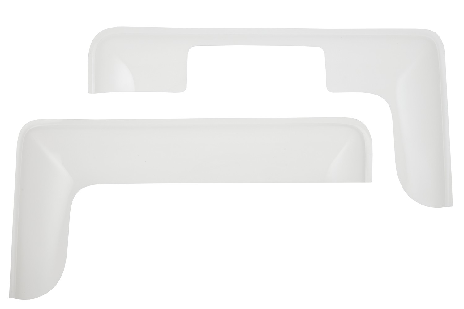 Дефлекторы окон, накладной, для DAEWOO NOVUS 2012- грузовик, короткий, белый  / Деу Новус