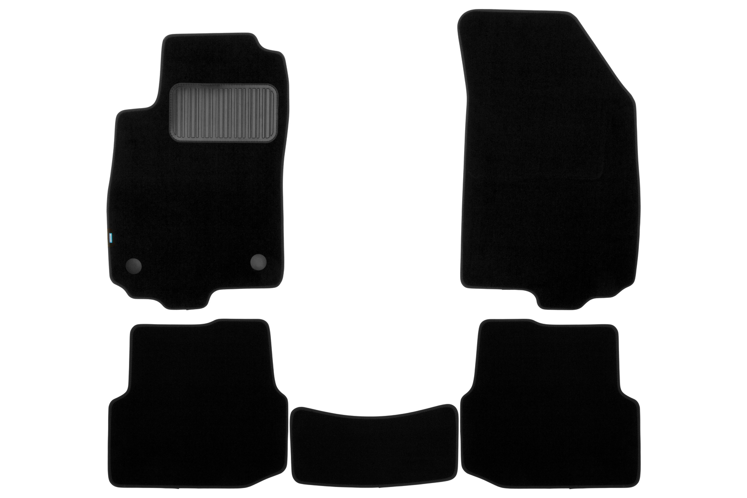 Коврики в салон Klever Premium CHEVROLET Aveo 2011-2015, сед., хб., 5 шт. (текстиль) / Шевроле Авео