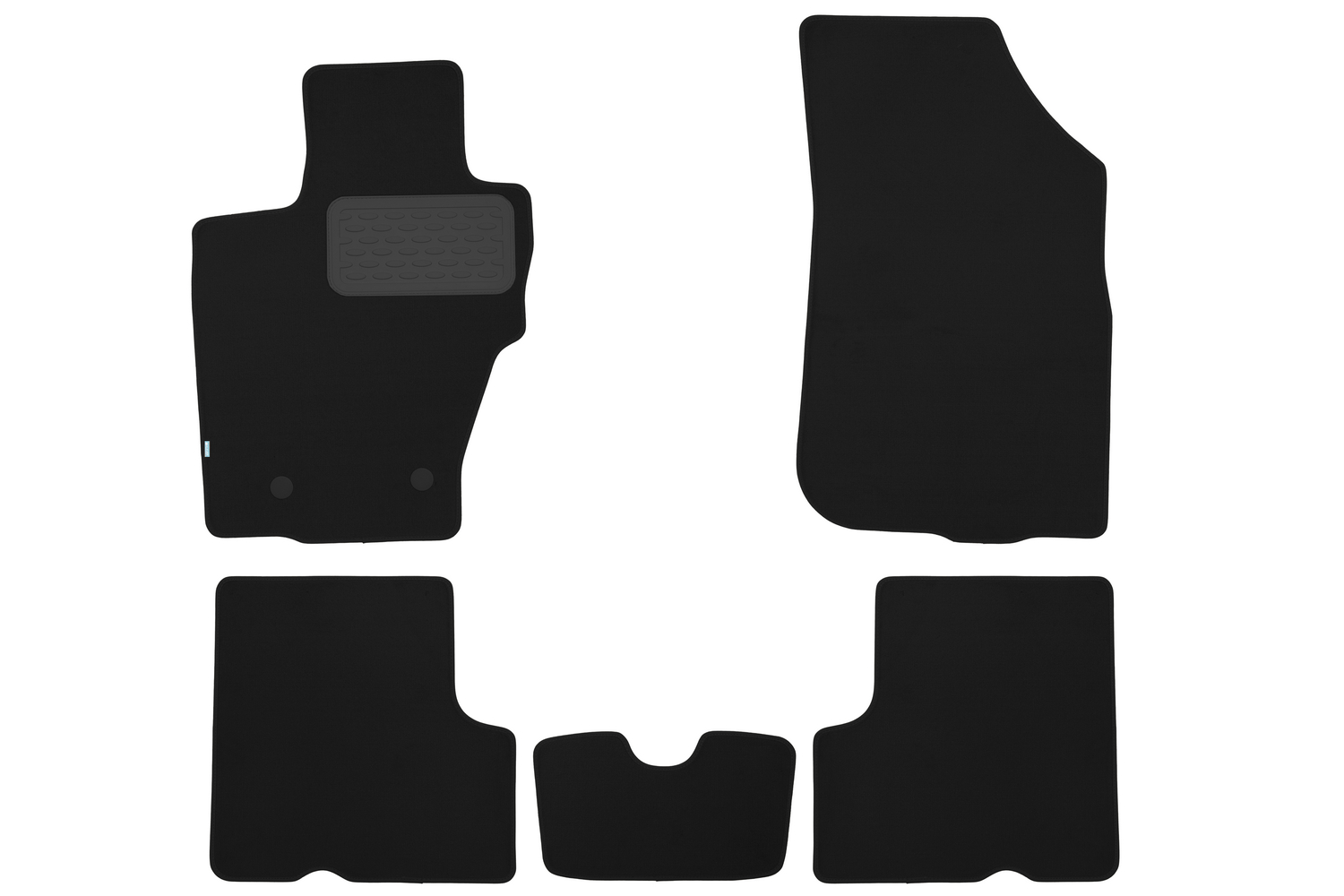 Коврики в салон Klever Premium RENAULT Duster 4WD 2010-2015, кросс., 5 шт. (текстиль) / Рено Дастер