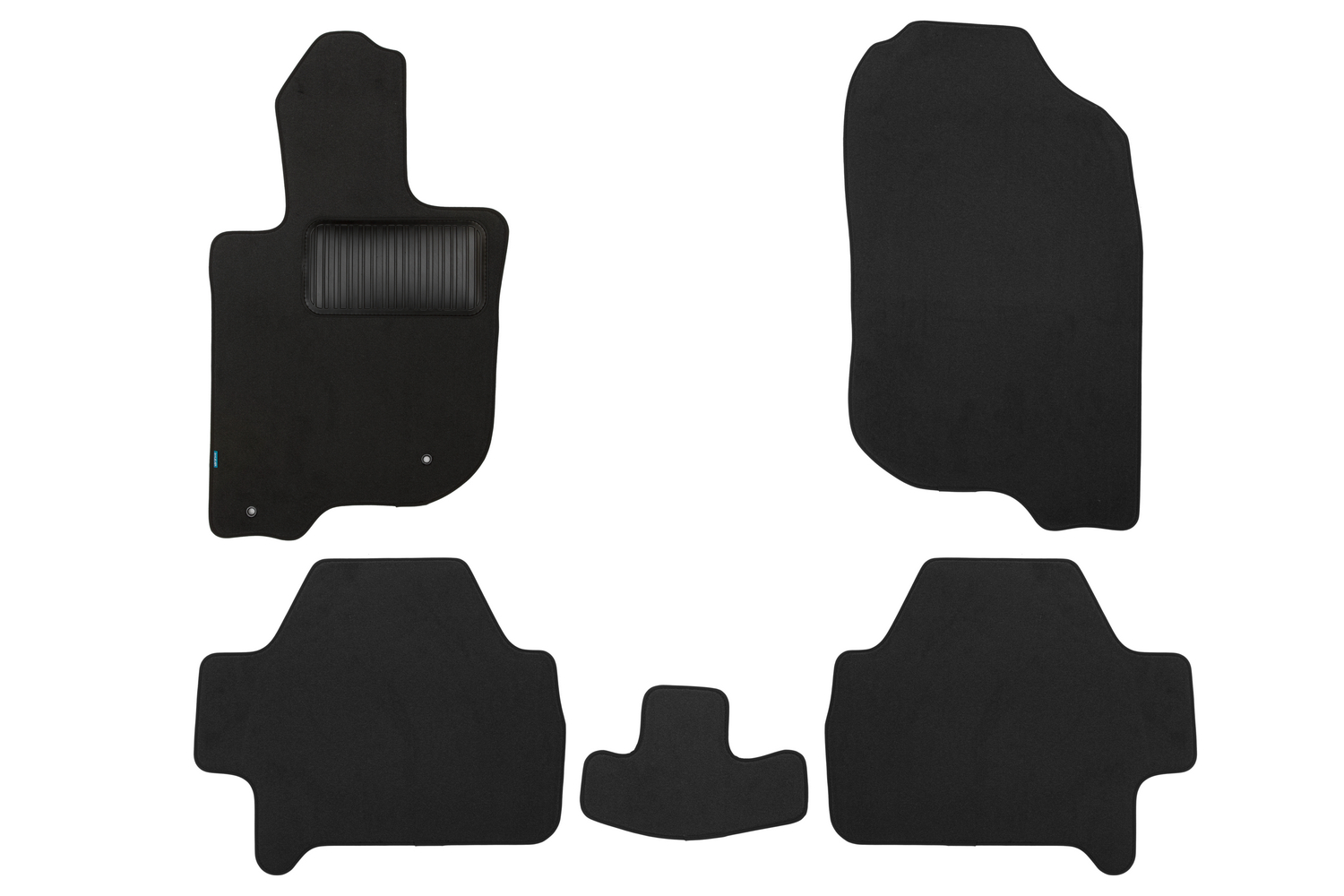 Коврики в салон Klever Premium MITSUBISHI Pajero Sport, 2008-2013, 2013-2016, внед., 5 шт. (текстиль) / Митсубиси Паджеро спорт