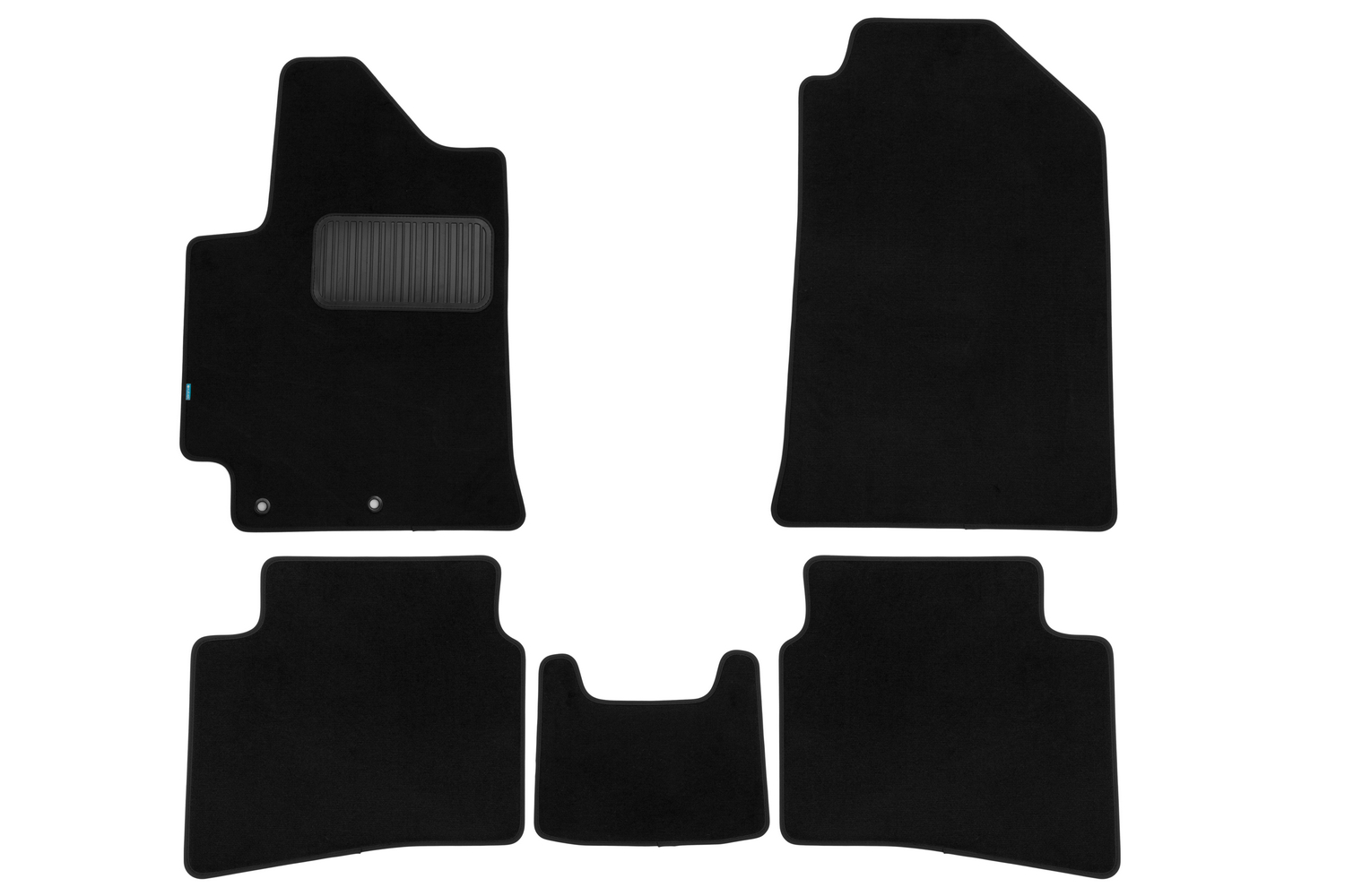 Коврики в салон Klever Premium HYUNDAI Solaris 2017-2020, 2020-, сед., 5 шт. (текстиль) / Хендай Солярис