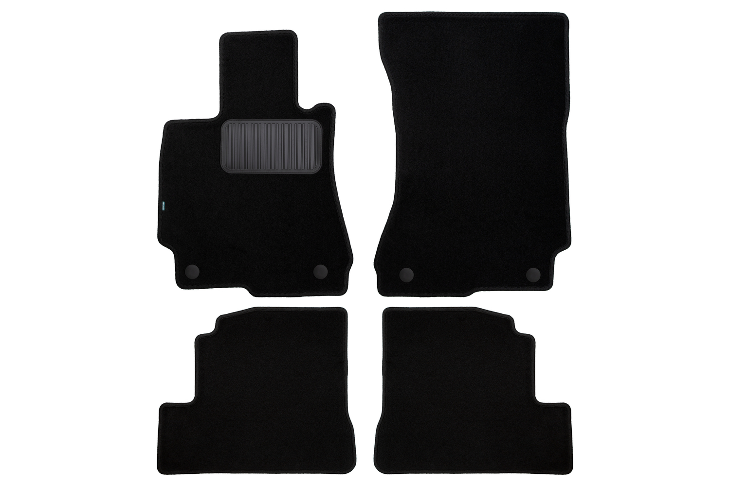 Коврики в салон Klever Premium MERCEDES-BENZ S-Class W221 2005-2009, 2009-2013, сед., 4 шт. (текстиль) / Мерседес Бенц S класс